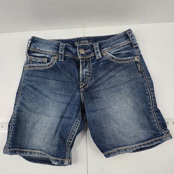Silver Suki surplus shorts womens size 26 denim 5546 - Picture 1 of 11